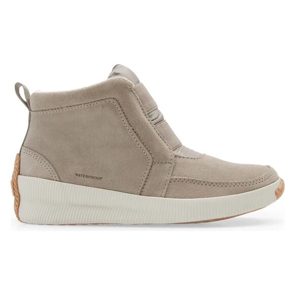 Sorel Women Ankle Bootie Out N About Plus Mid WP Size US 6 Kettle Grey Leather - Picture 2 of 6